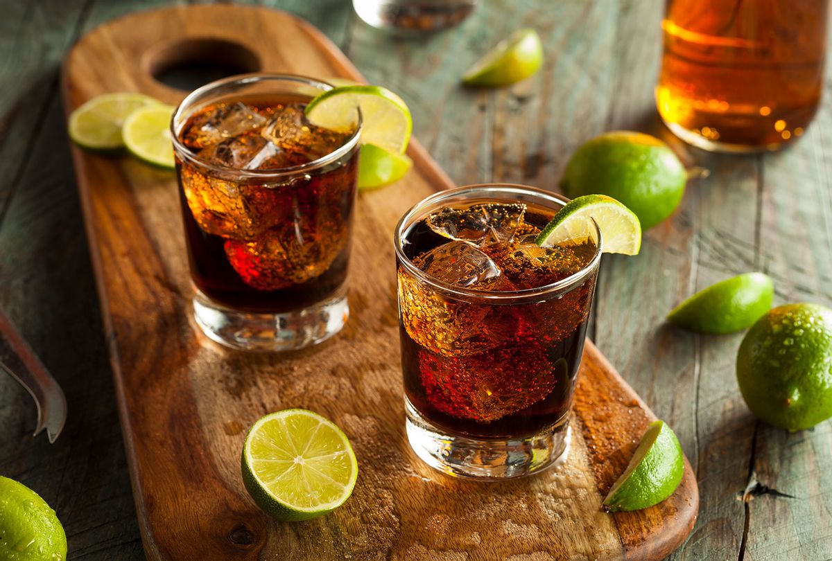 Rum and Cola Cuba Libre with Lime and Ice (Getty Images)