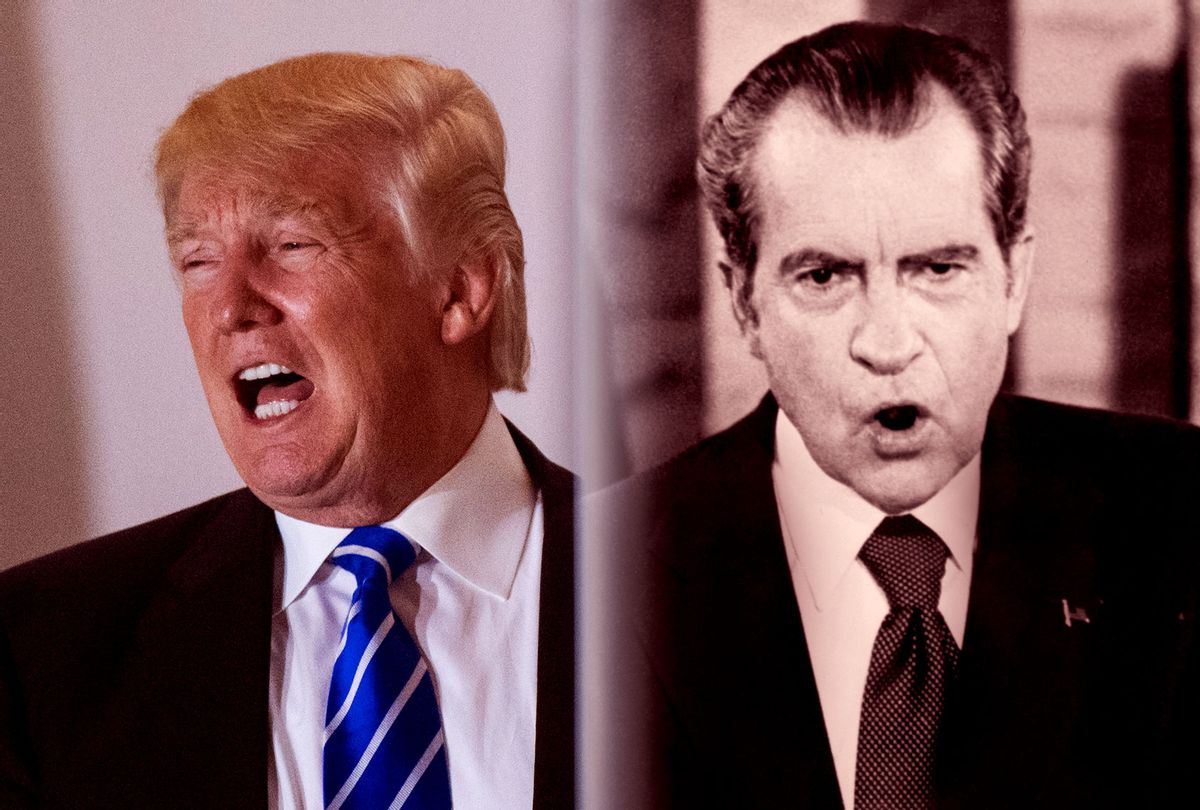 Donald Trump and Richard Nixon (Photo illustration by Salon/Getty Images)