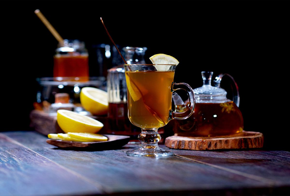 Preparing homemade camomile hot toddy (Getty Images)