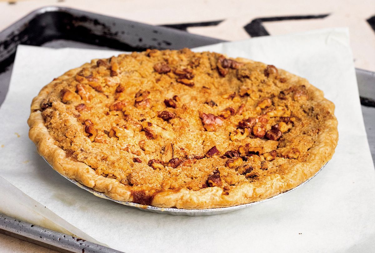 Maple Butter Apple Pie, reprinted from PIE FOR EVERYONE: Recipes and Stories from Petee's Pie, New York's Best Pie Shop by Petra Paredez. (Photos copyright © 2020 by Victor Garzon/Published by ABRAMS)