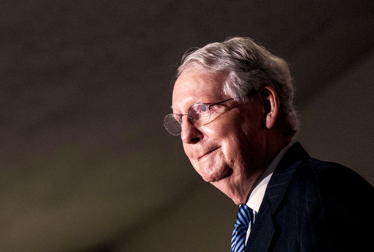 Senate Majority Leader Mitch McConnell (Sarah Silbiger/Getty Images)