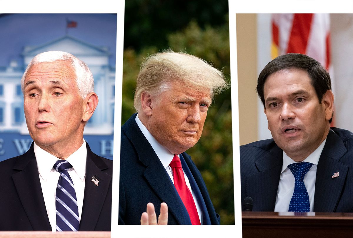 Mike Pence, Donald Trump and Marco Rubio (Photo illustration by Salon/Getty Images)