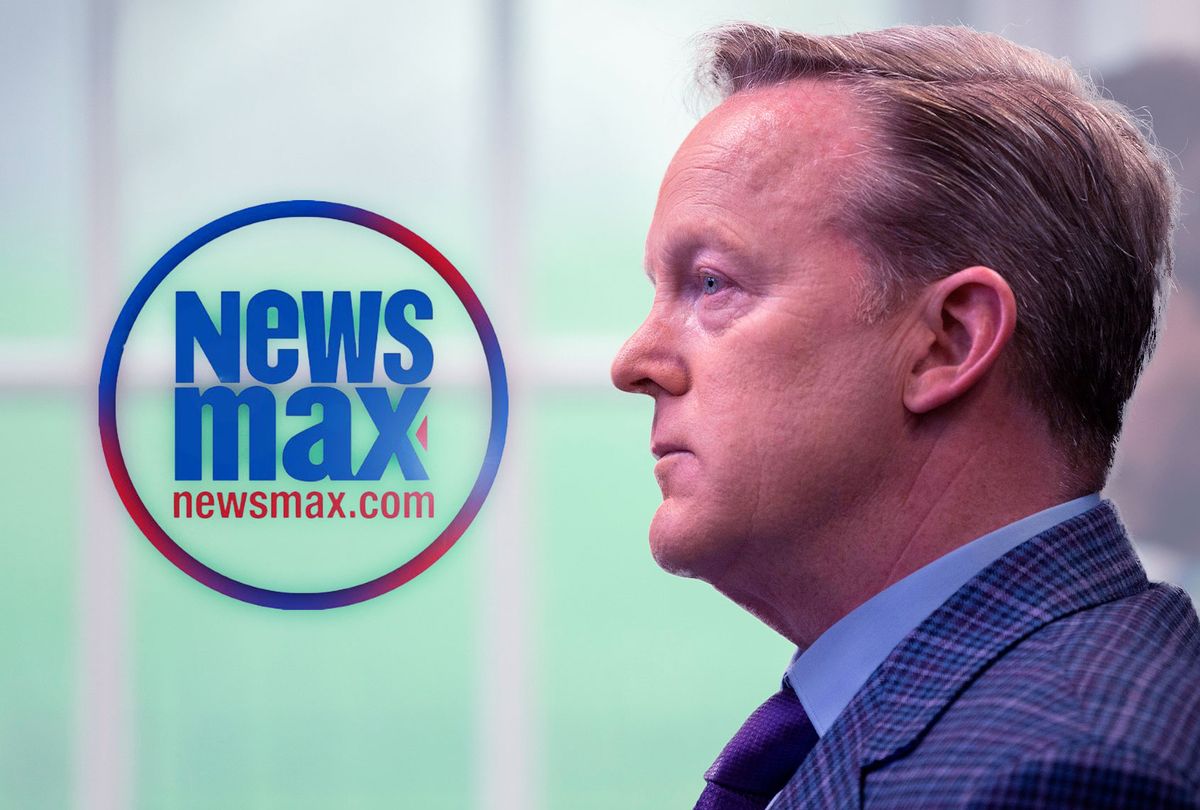 Sean Spicer | Newsmax (Photo illustration by Salon/Getty Images)