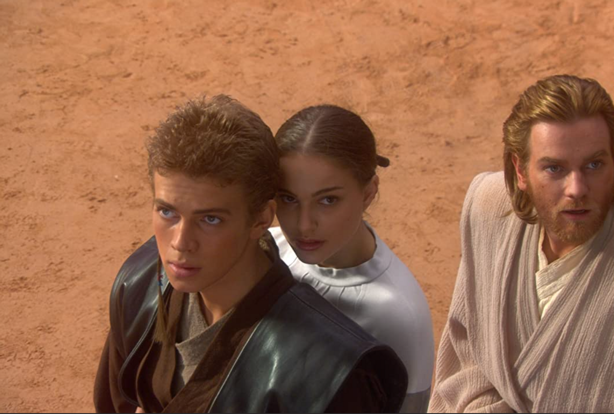 Hayden Christensen, Natalie Portman & Ewan McGregor in "Star Wars: Episode II – Attack of the Clones (Lucasfilm)