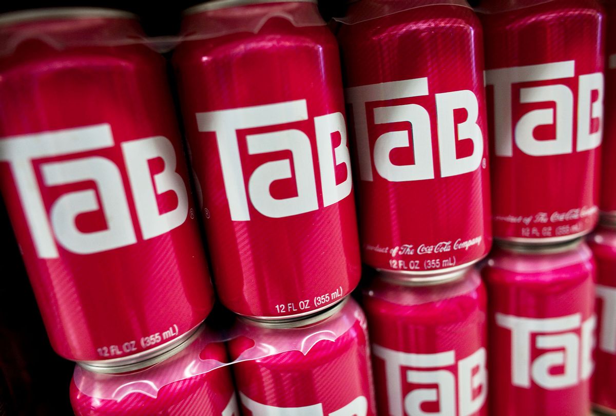 Cans of diet cola Tab brand soft drink produced by the Coca-Cola Company are displayed at a supermarket (Ramin Talaie/Corbis via Getty Images)