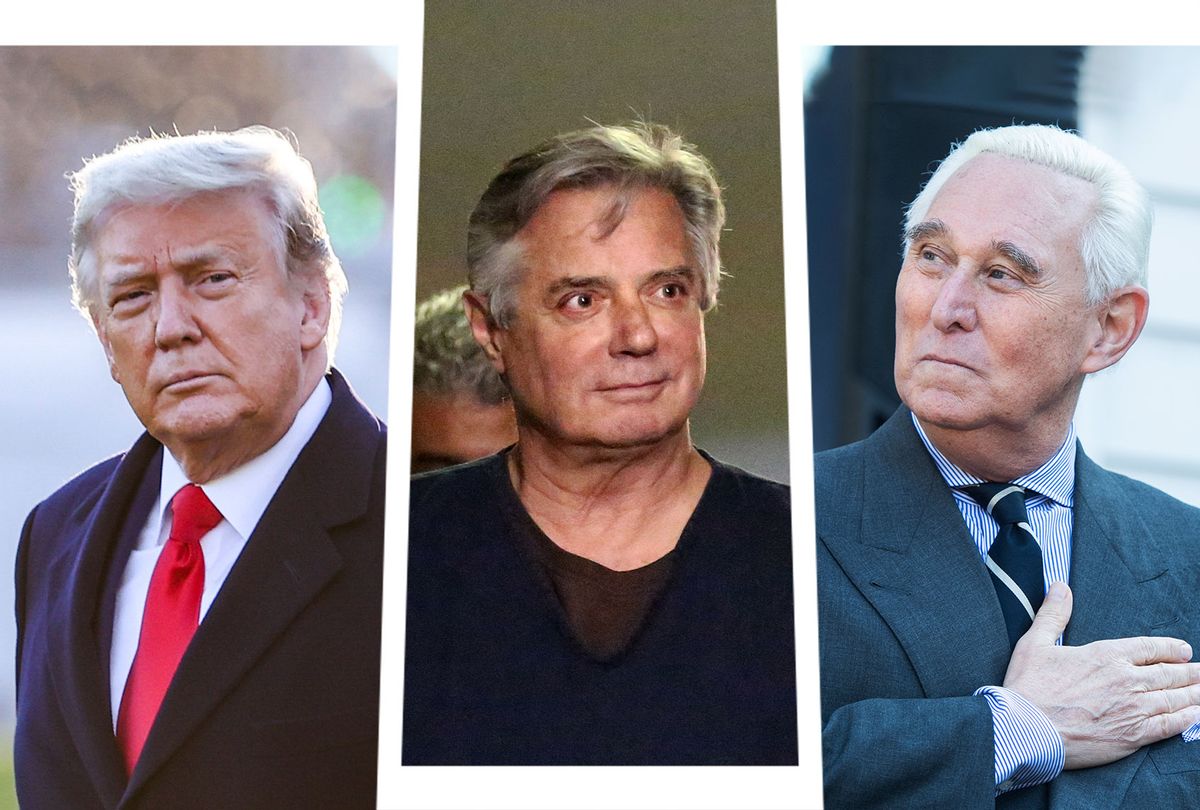 Donald Trump, Paul Manafort and Roger Stone (Photo illustration by Salon/Getty Images)