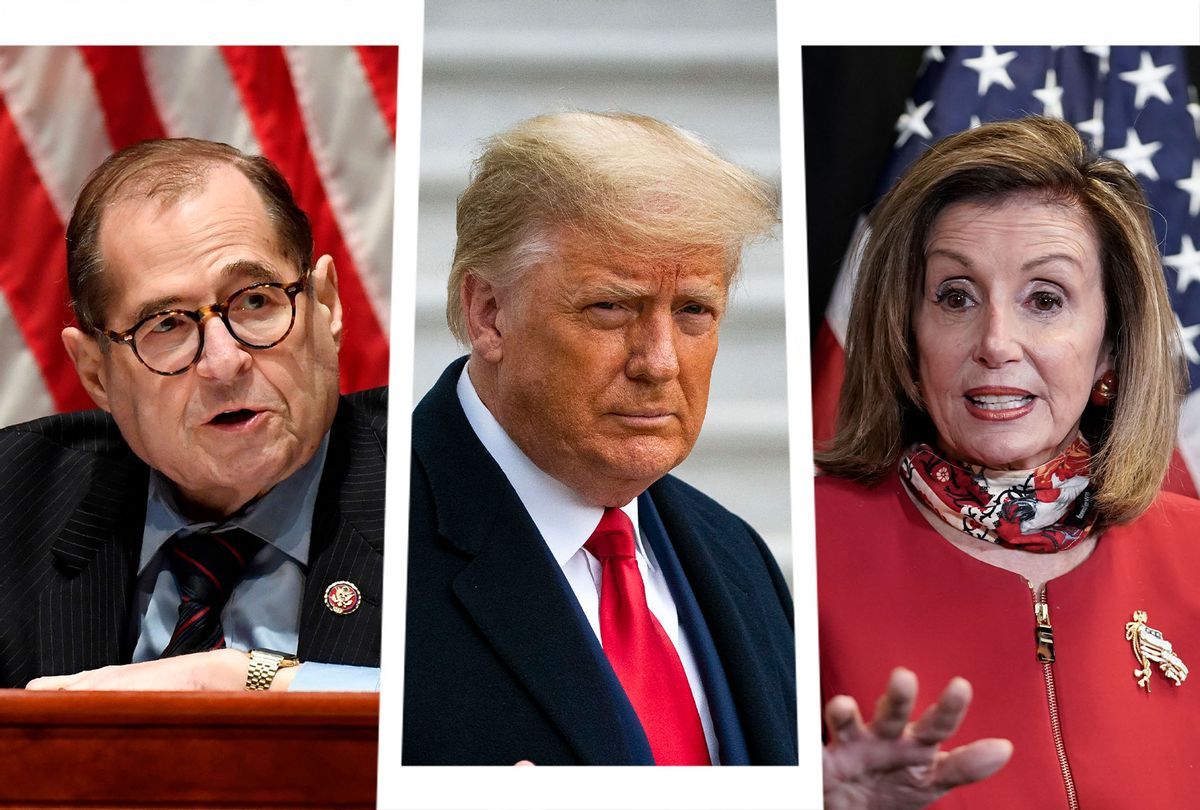 Jerry Nadler, Donald Trump and Nancy Pelosi (Photo illustration by Salon/Getty Images)