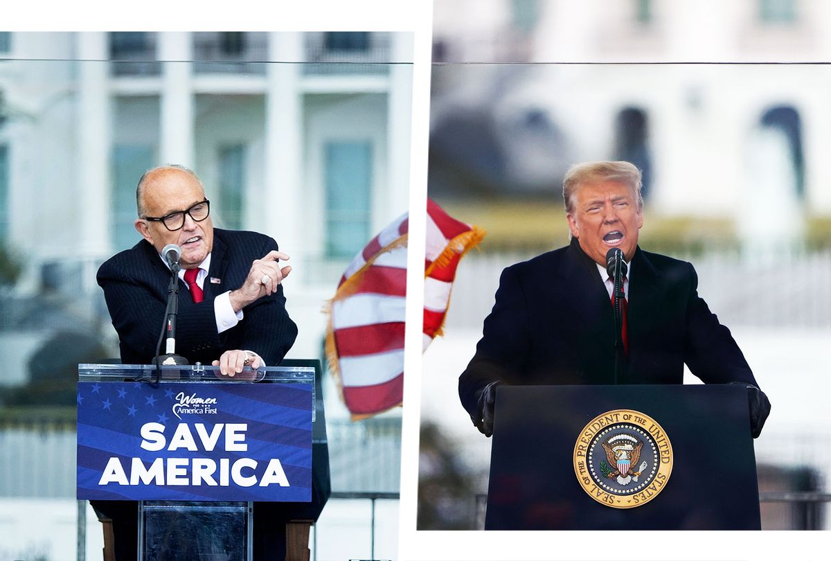 Donald Trump and Rudy Giuliani (Photo illustration by Salon/Getty Images)