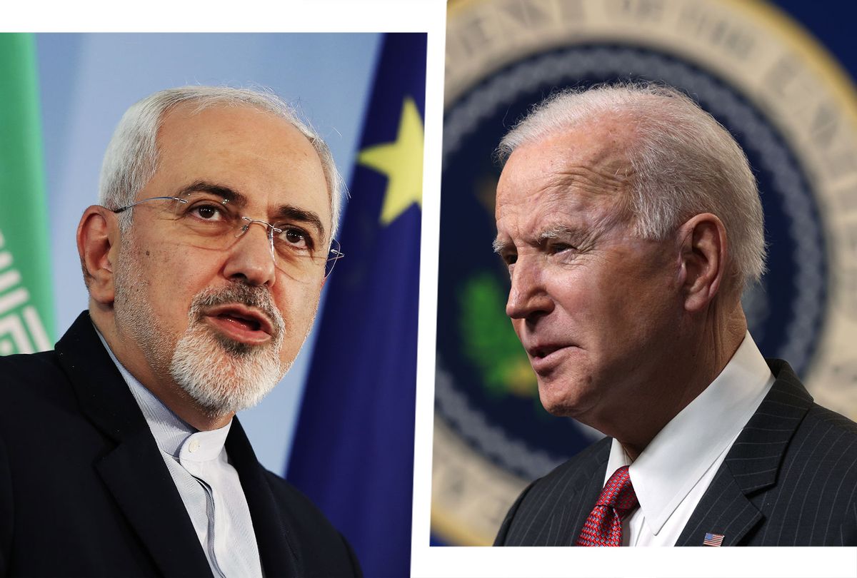 Joe Biden and Javad Zarif (Photo illustration by Salon/Getty Images)