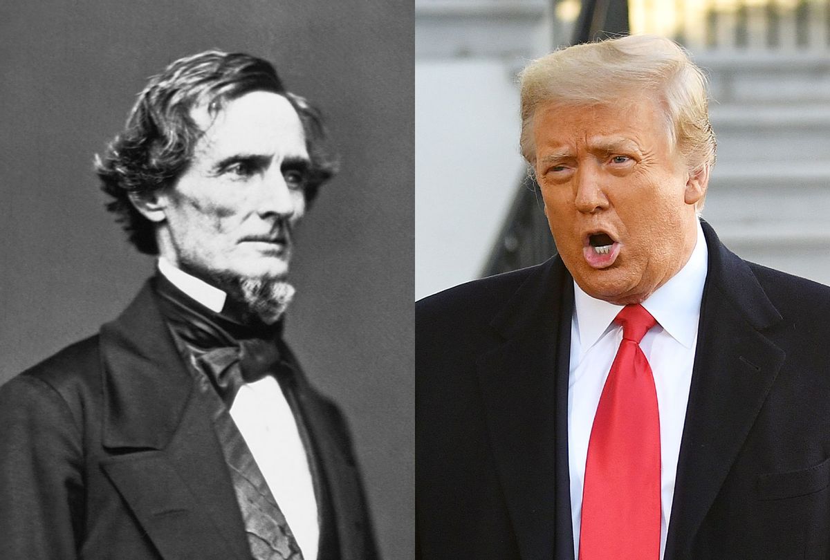 Jefferson Davis and Donald Trump (Photo illustration by Salon/Getty Images)