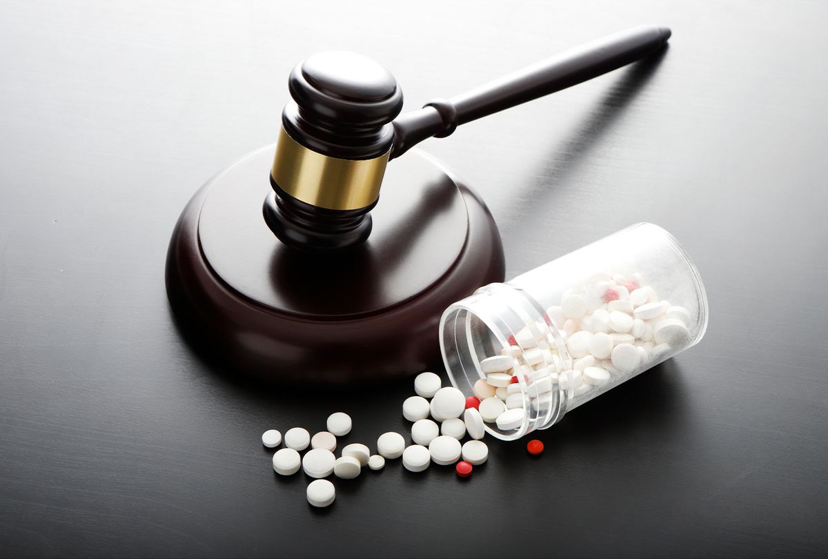 Gavel and medicine (Getty Images)