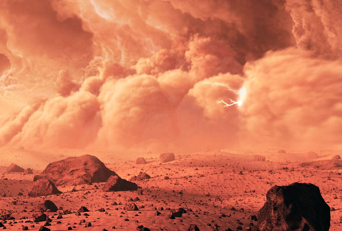 Martian Dust Storm (Getty Images/Science Photo Library)