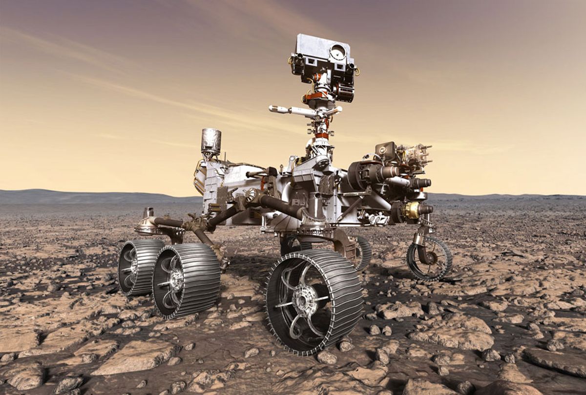 Perseverance rover on Mars (NASA)