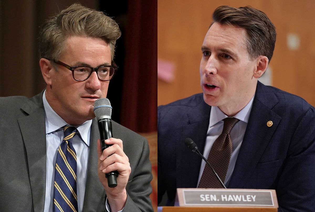 Joe Scarborough and Josh Hawley (Photo illustration by Salon/Getty Images)