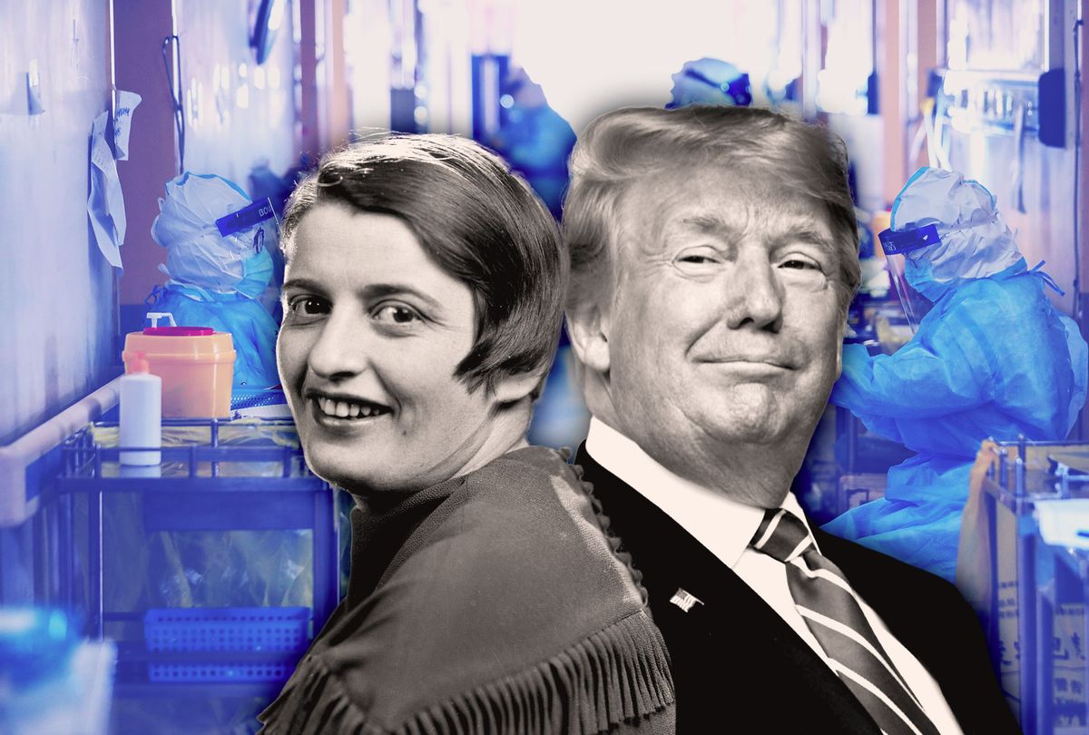 Ayn Rand and Donald Trump (Photo illustration by Salon/Getty Images)