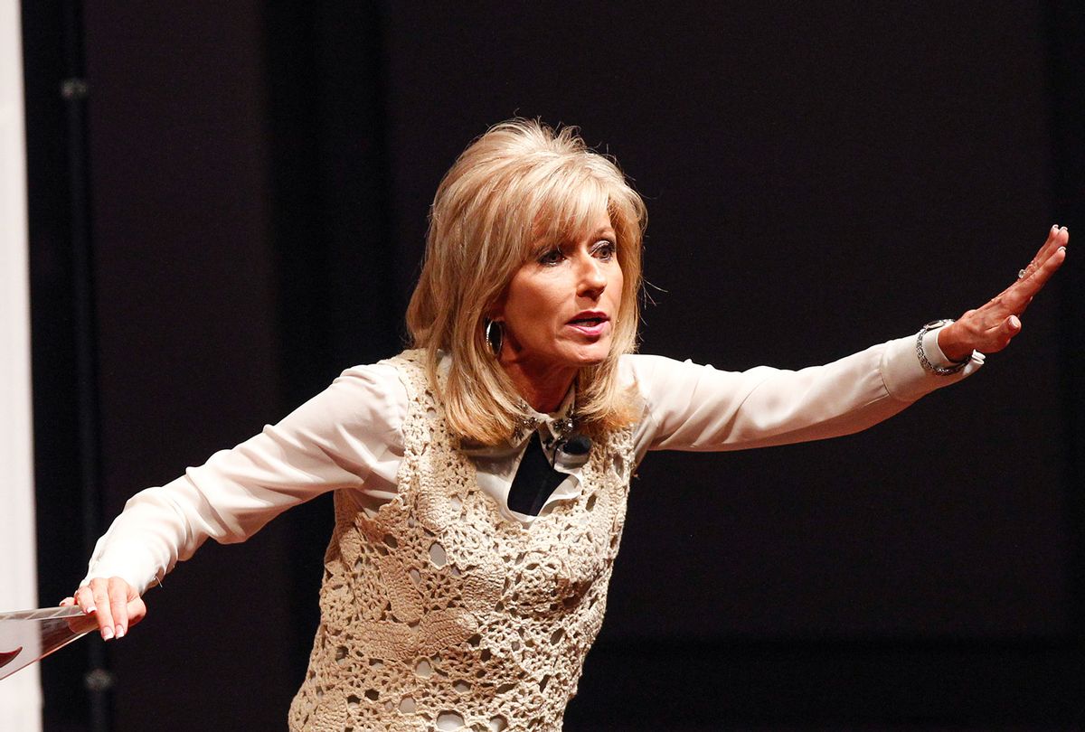 Evangelist and author Beth Moore (Terry Wyatt/Getty Images for Dove Awards))