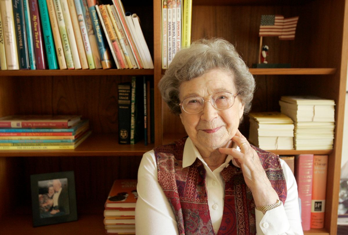 Beverly Cleary at home in Carmel Valley, 2006. (Christina Koci Hernandez/San Francisco Chronicle by Getty Images)