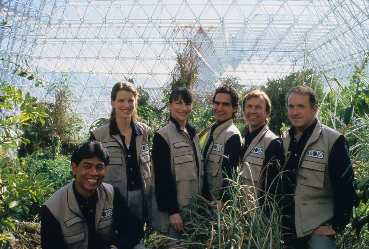 Biospherian 2nd crew (Courtesy of Institute of Ecotechnics)
