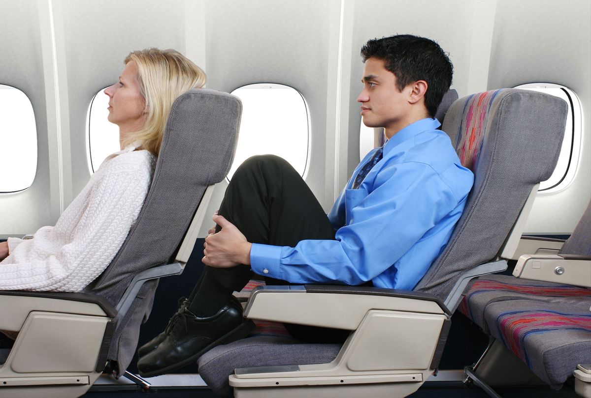No Leg Room On Airplane (Getty Images)