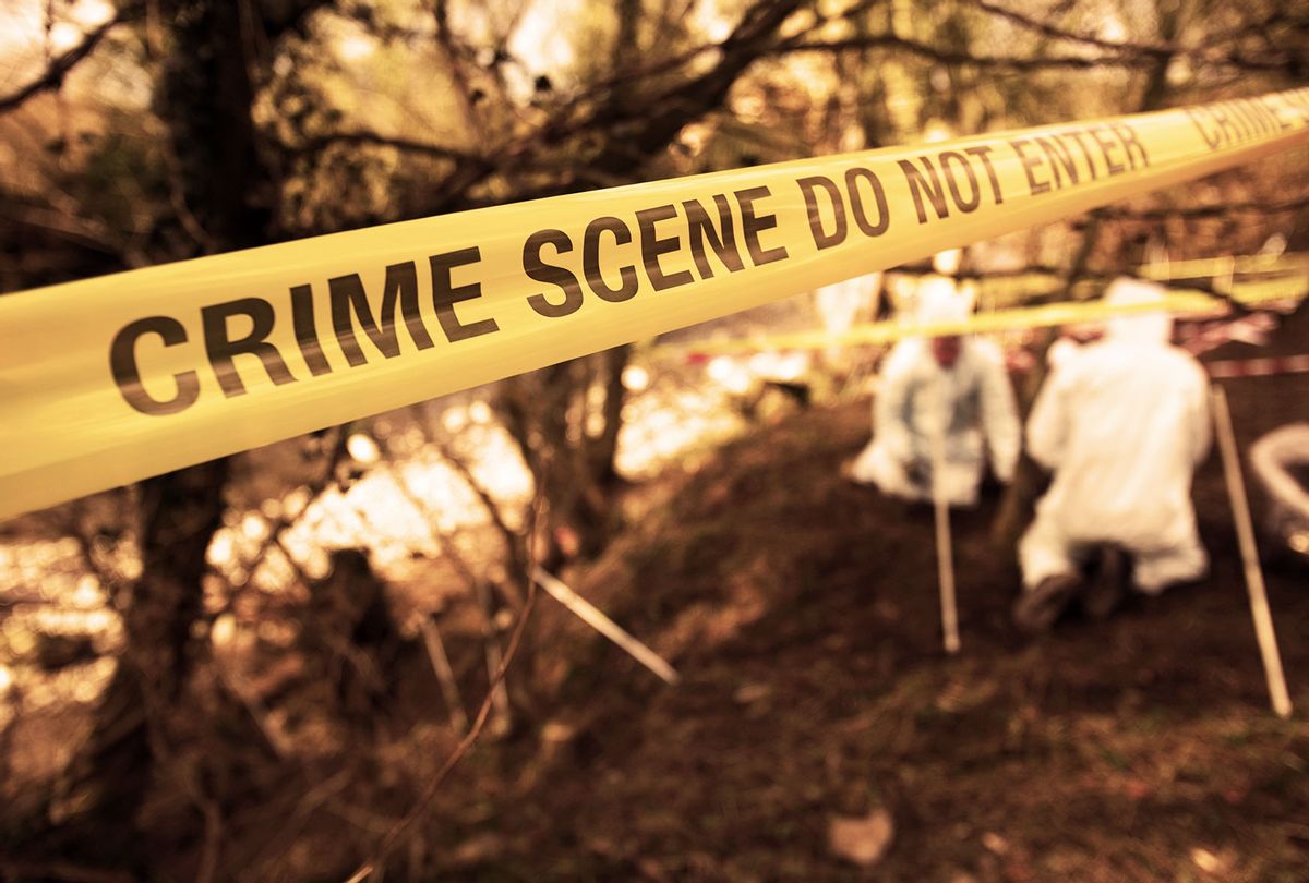 Police crime scene investigators look for evidence (Getty Images)