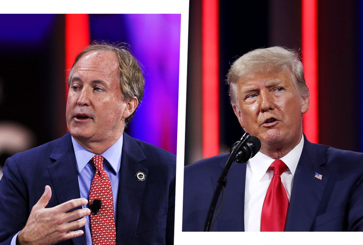 Ken Paxton and Donald Trump (Photo illustration by Salon/Getty Images)