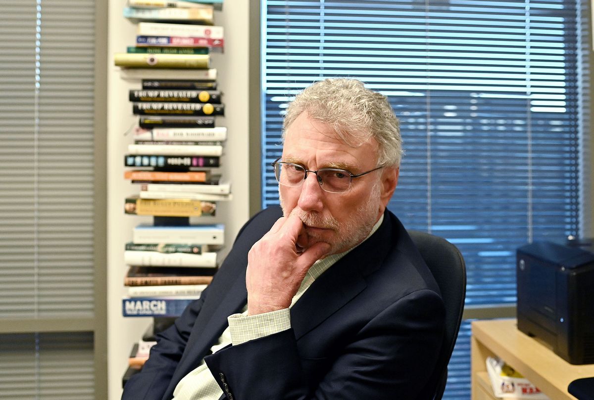 25 Executive Editor Marty Baron retires from The Washington Post via Getty Images. He is photographed downtown in Washington, DC on February 25, 2021. (Marvin Joseph/The Washington Post via Getty Images)