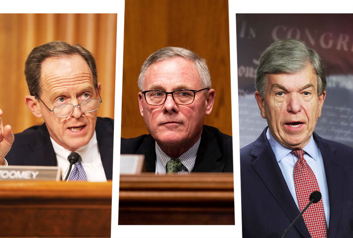 Roy Blunt, Richard Burr and Pat Toomey  (Photo illustration by Salon/Getty Images)