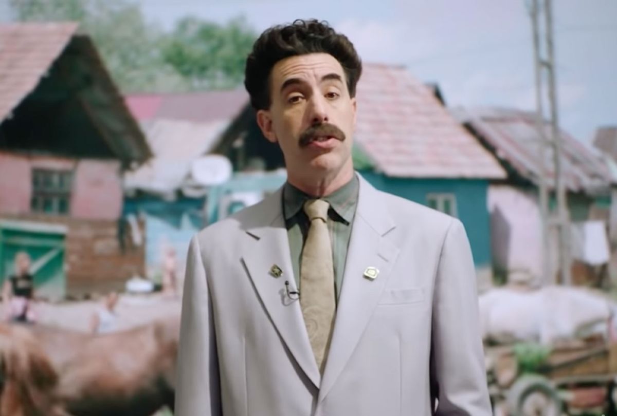Sacha Baron Cohen in "Borat Subsequent Moviefilm" (Amazon Studios)