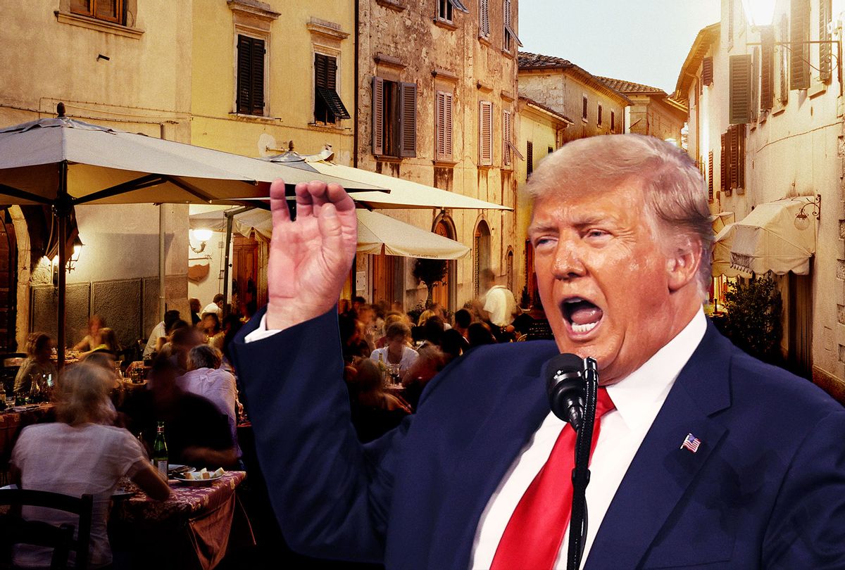 Donald Trump | Italian Restaurant (Photo illustration by Salon/Getty Images)