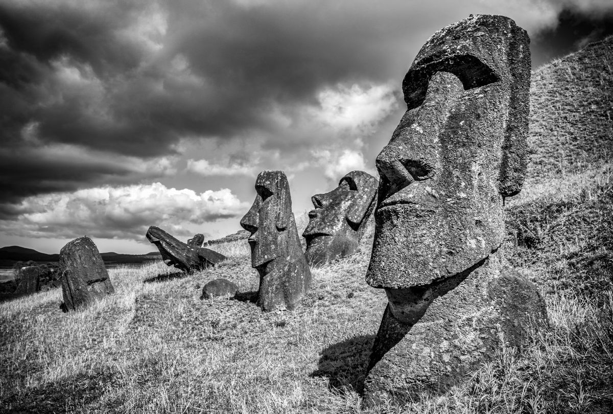Rano Raraku Easter Island Moai Statues (Getty Images)