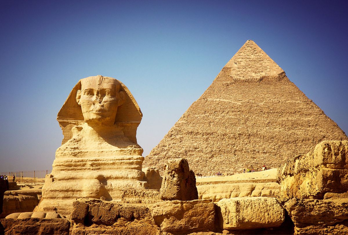 Great Sphinx of Giza and Pyramid of Khafre (Getty Images)