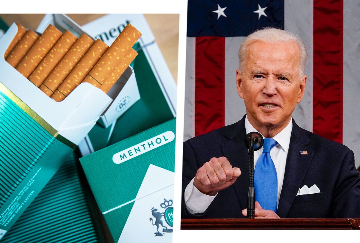 Joe Biden | Menthol Cigarettes (Photo illustration by Salon/Getty Images)