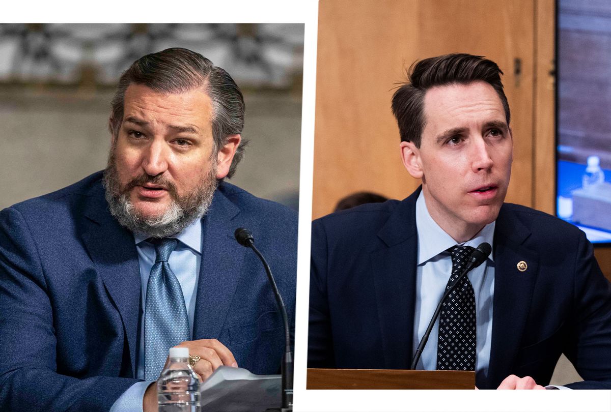 Ted Cruz and Josh Hawley (Photo illustration by Salon/Getty Images)