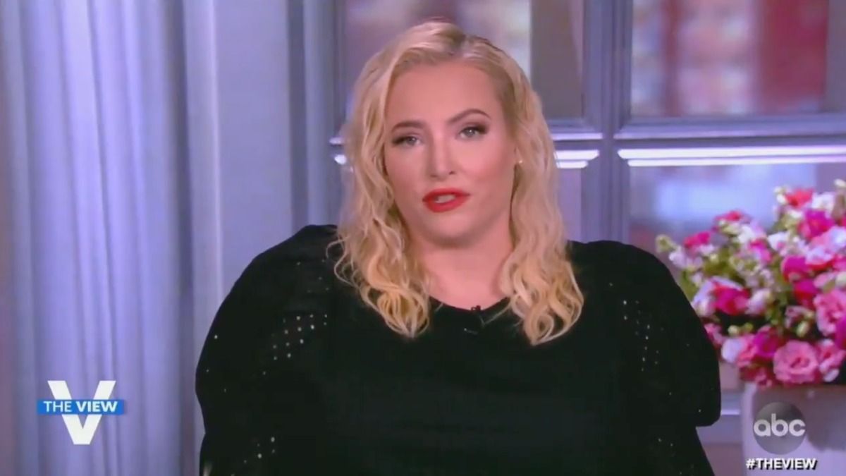 Meghan McCain on the April 28, 2021 broadcast ("The View"/ABC)