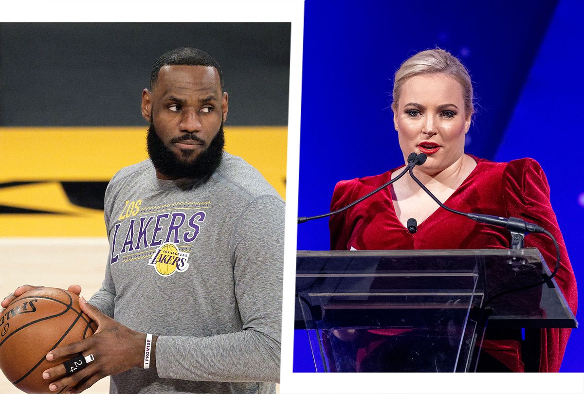 Meghan McCain and Lebron James (Photo illustration by Salon/Getty Images)