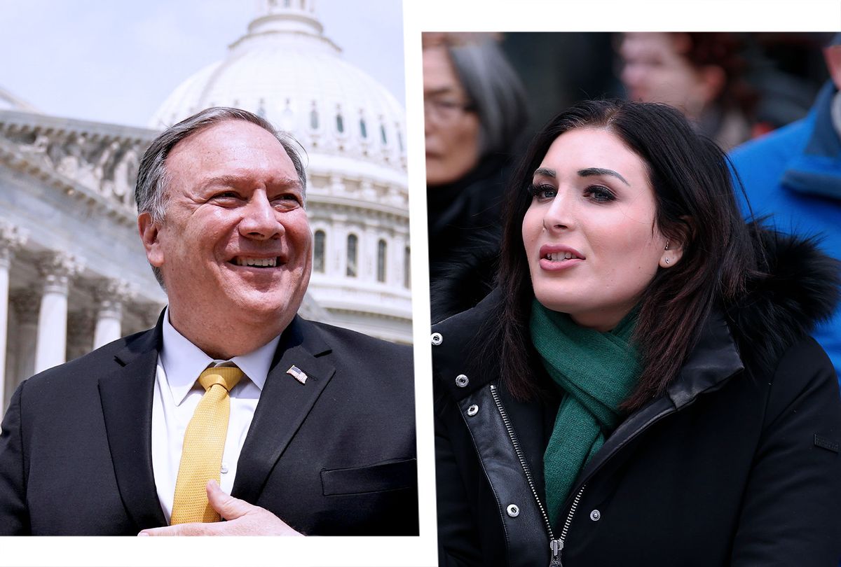 Mike Pompeo and Laura Loomer (Photo illustration by Salon/Getty Images)