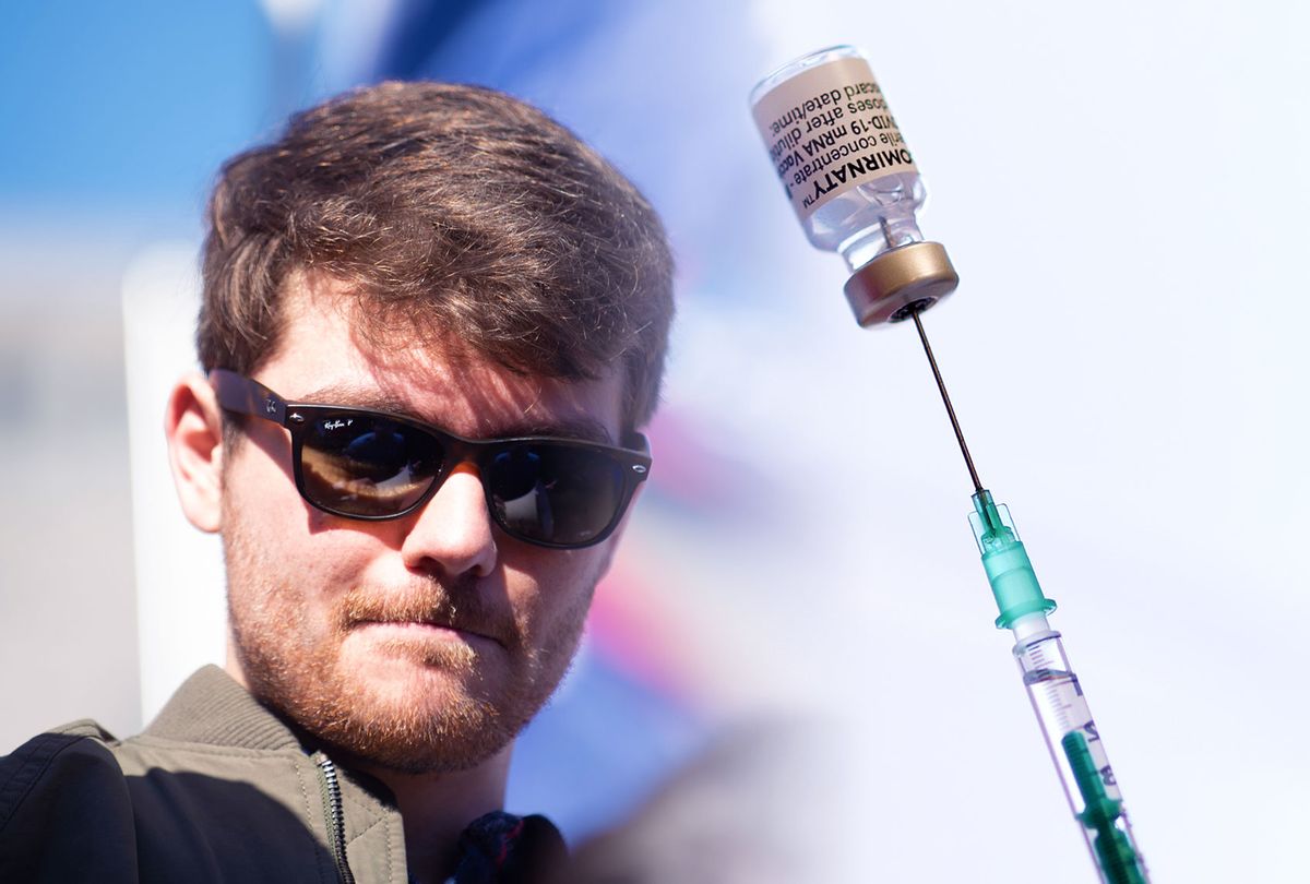 Nick Fuentes | COVID-19 Vaccine (Photo illustration by Salon/Getty Images)