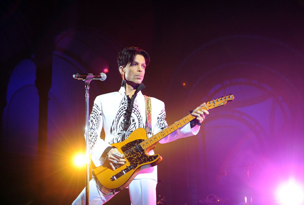 Prince at the Grand Palais in Paris in 2009 (BERTRAND GUAY/AFP via Getty Images)