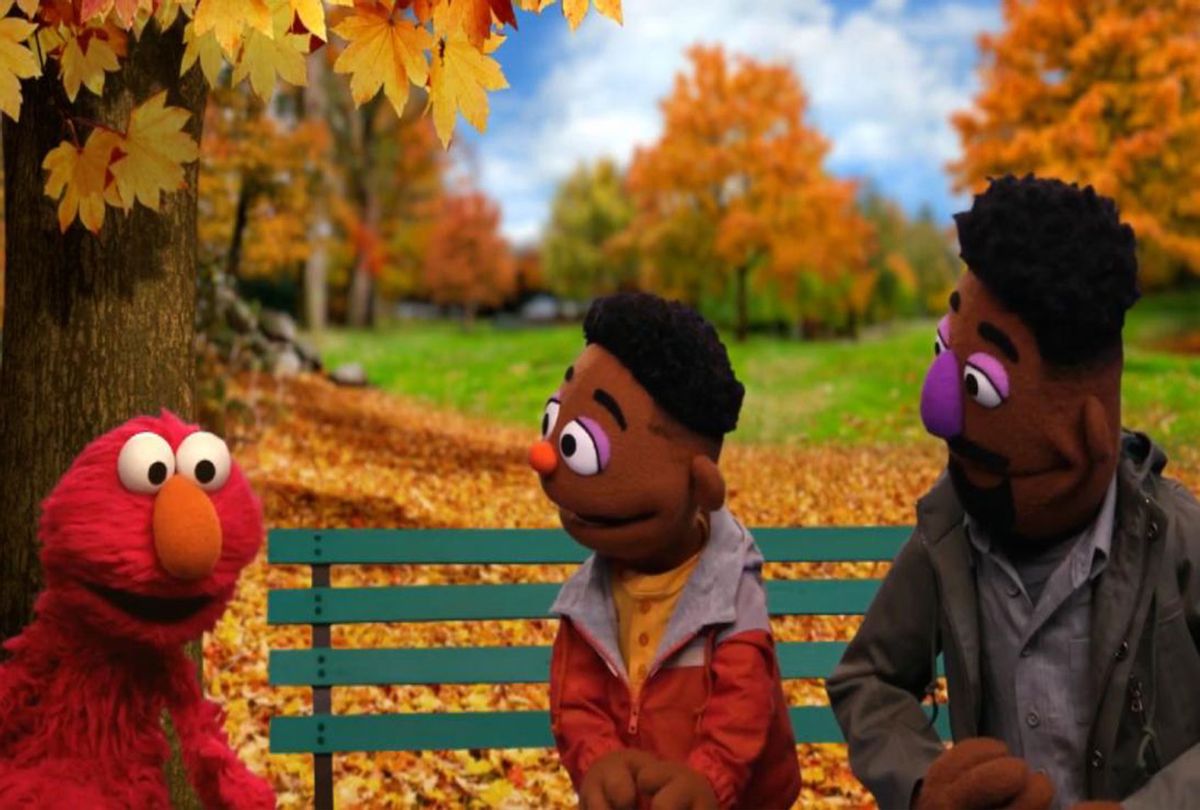 Elmo, Wes and Mr. Elijah (ABC/Sesame Street)