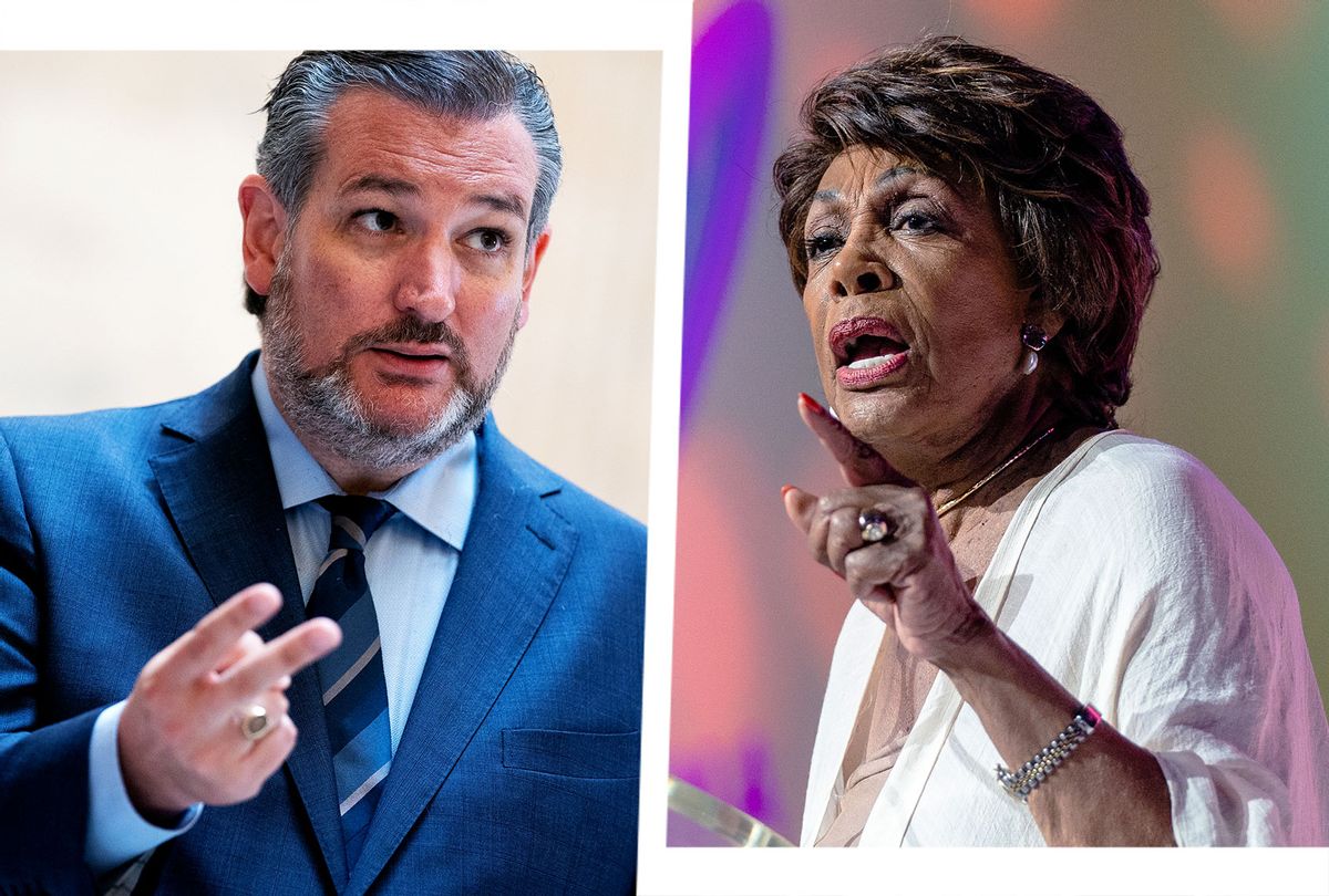 Ted Cruz and Maxine Waters (Photo illustration by Salon/Getty Images)