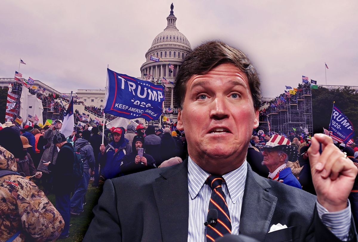 Tucker Carlson | Capitol Riot (Photo illustration by Salon/Getty Images)