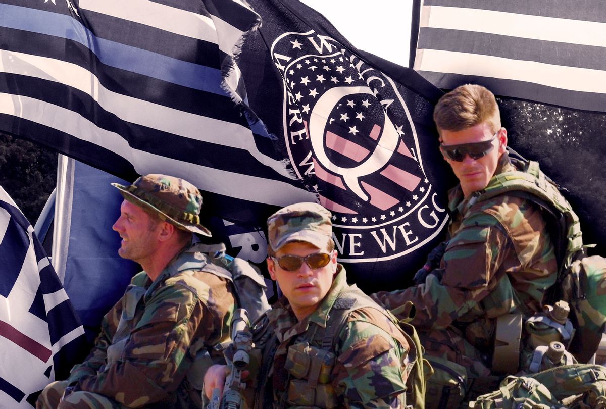 US Special forces | QAnon (Photo illustration by Salon/Getty Images)