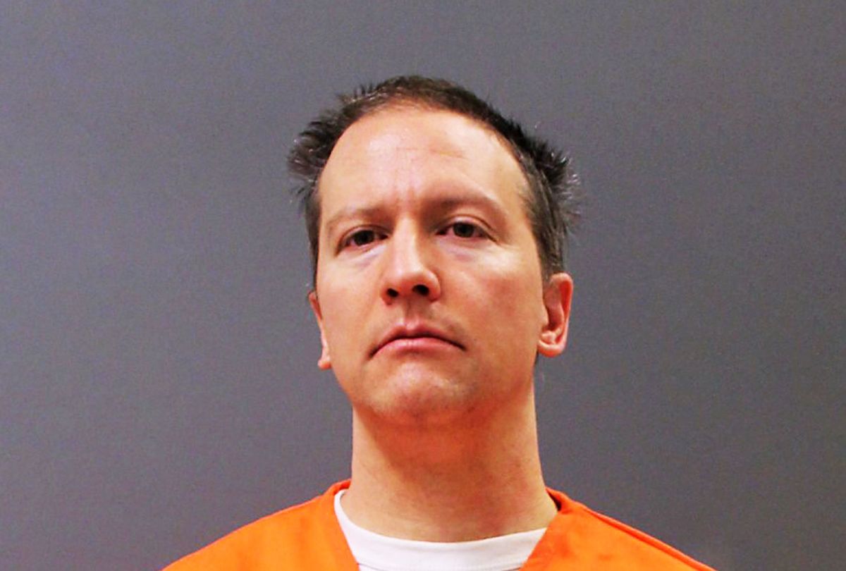 Former Minneapolis police officer Derek Chauvin poses for a booking photo after his conviction April 21, 2021 in Minneapolis, Minnesota. Chauvin was found guilty on all three charges in the murder of George Floyd. (Minnesota Department of Corrections via Getty Images)