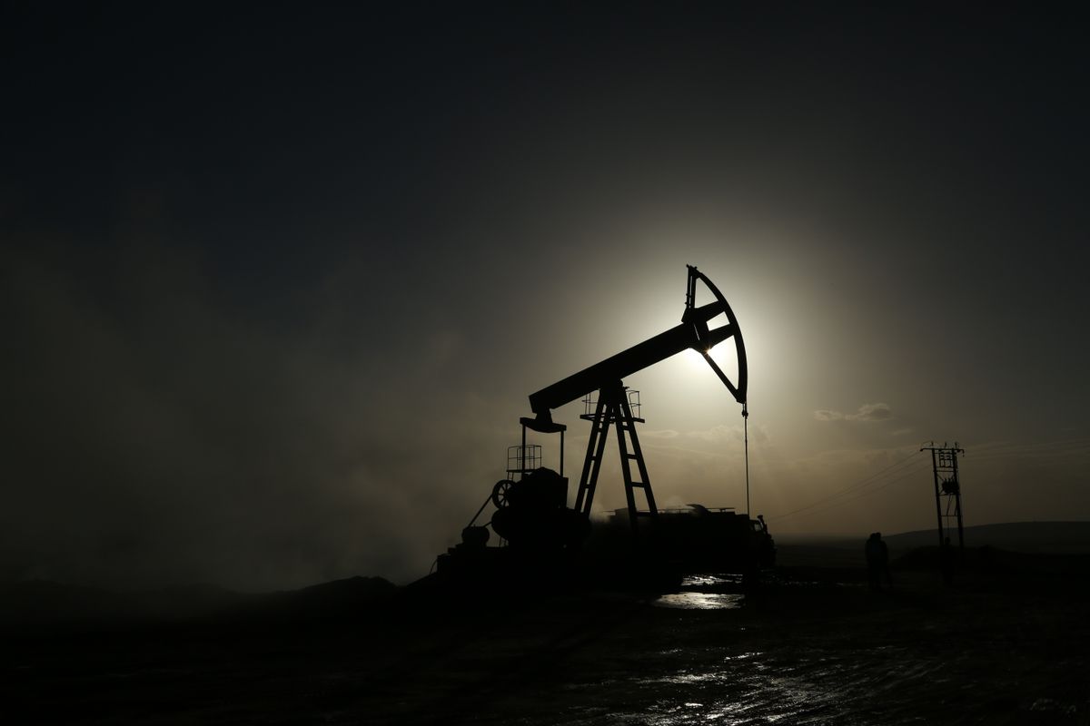 An oil well in Syria. (Getty Images)