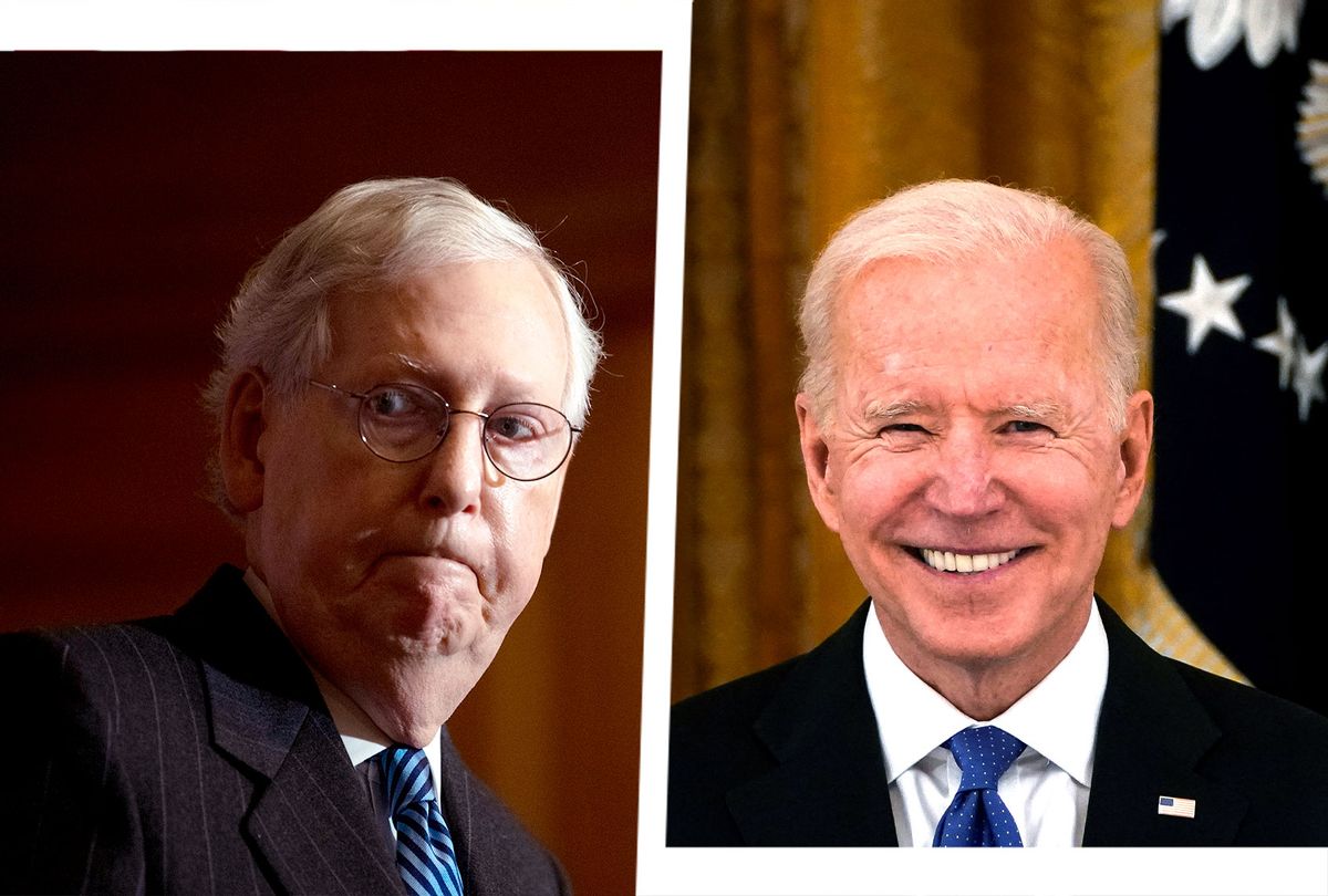 Mitch McConnell and Joe Biden (Photo illustration by Salon/Getty Images)