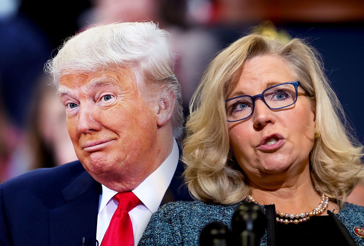 Donald Trump and Liz Cheney (Photo illustration by Salon/Getty Images)
