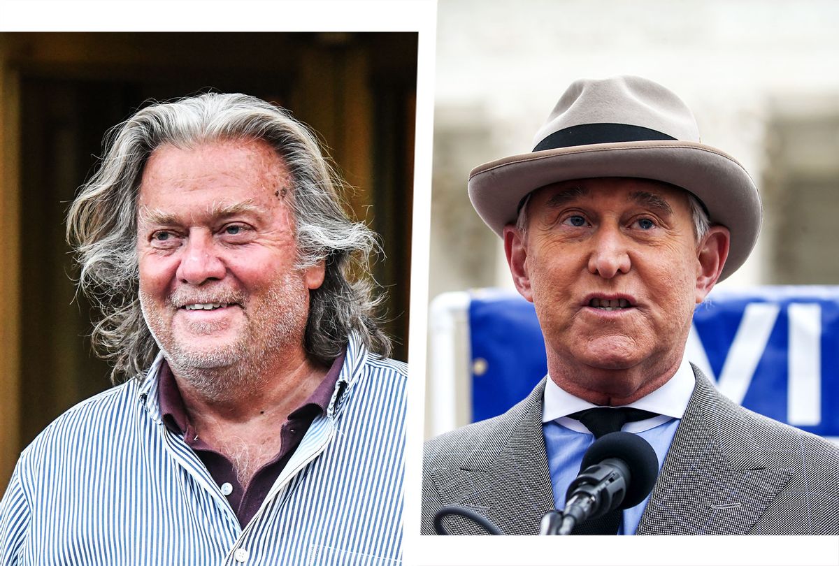 Steve Bannon and Roger Stone (Photo illustration by Salon/Getty Images)