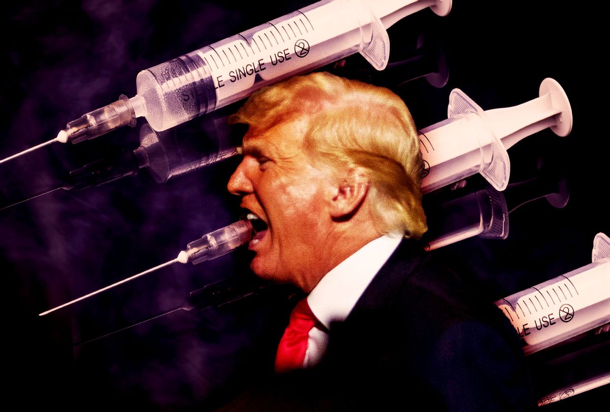 Donald Trump and vaccines (Photo illustration by Salon/Getty Images)