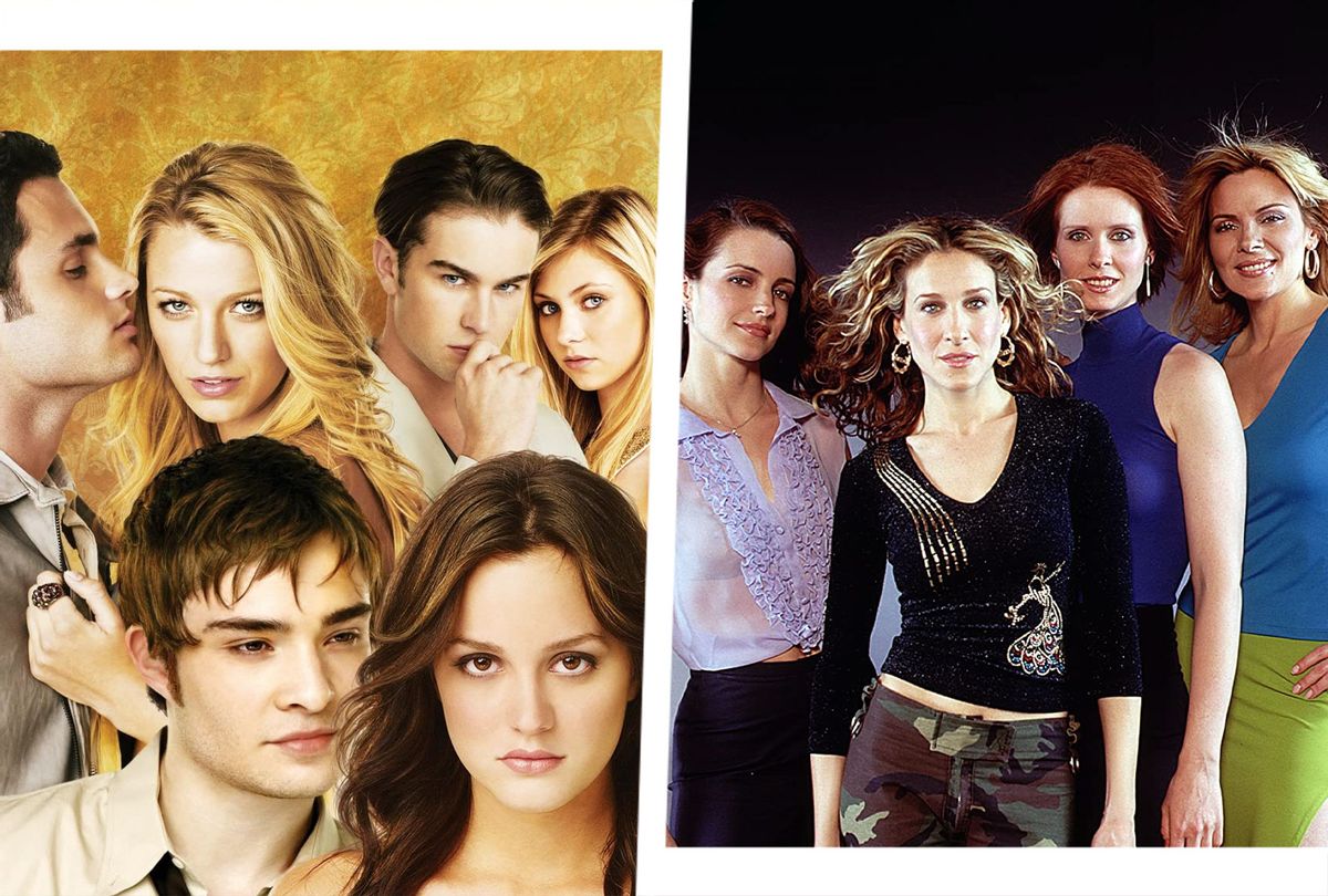 Original casts for "Gossip Girl" and "Sex and the City" (Photo illustration by Salon/HBO/CW)