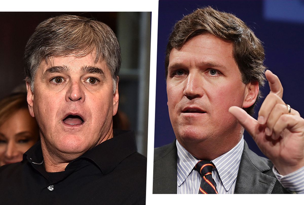 Sean Hannity, left, and Tucker Carlson (Getty Images)